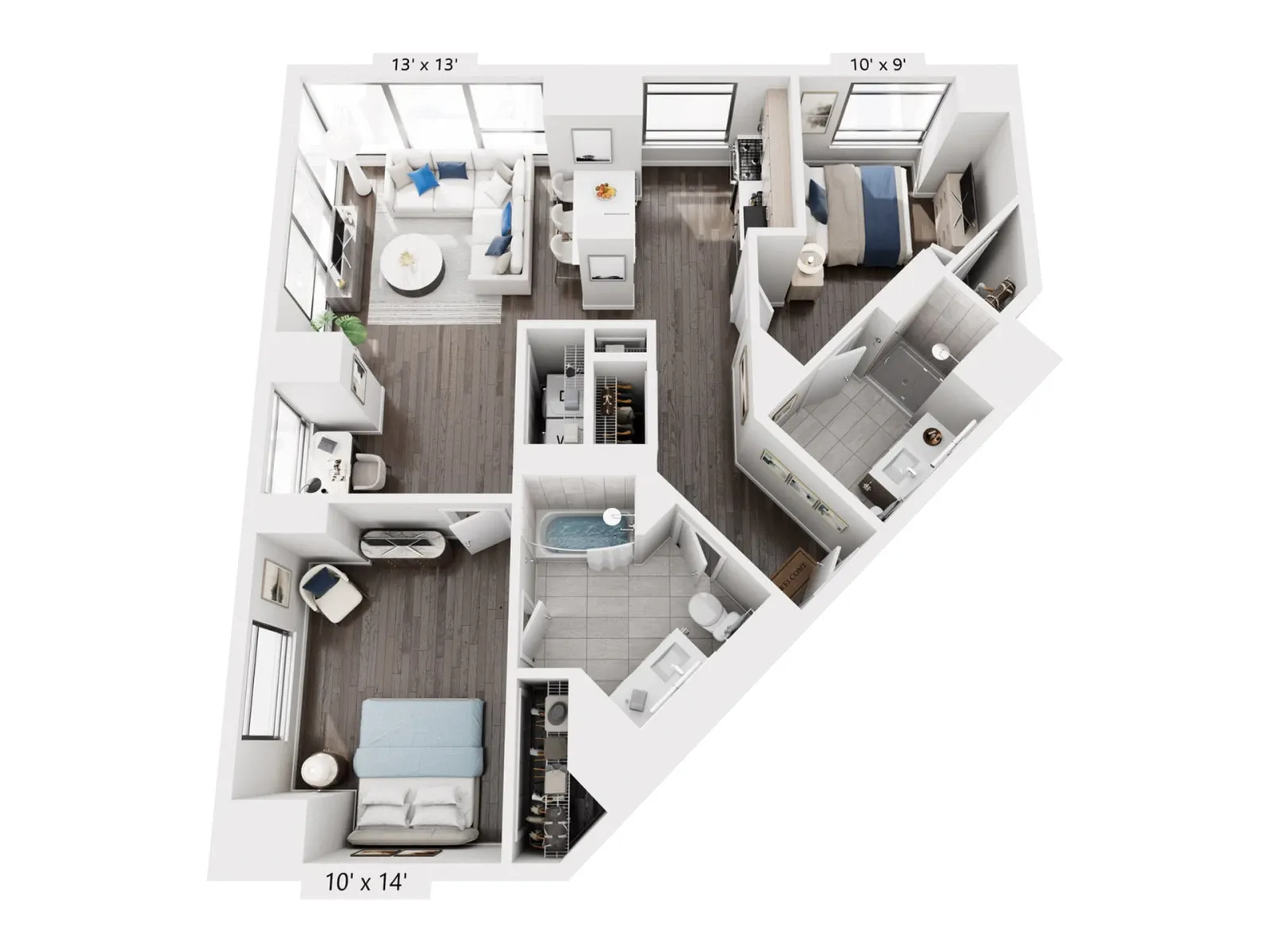 Unit 2708 floor plan