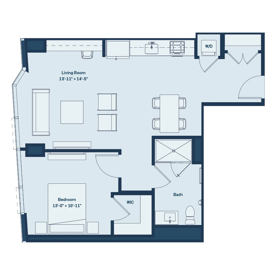 Unit 1214 floor plan