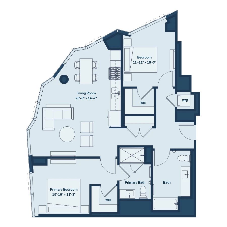 Unit 1513 floor plan