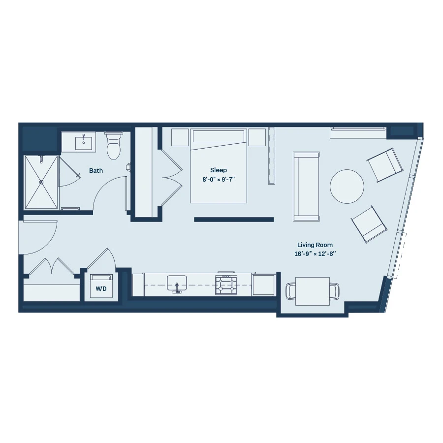 Unit 1610 floor plan