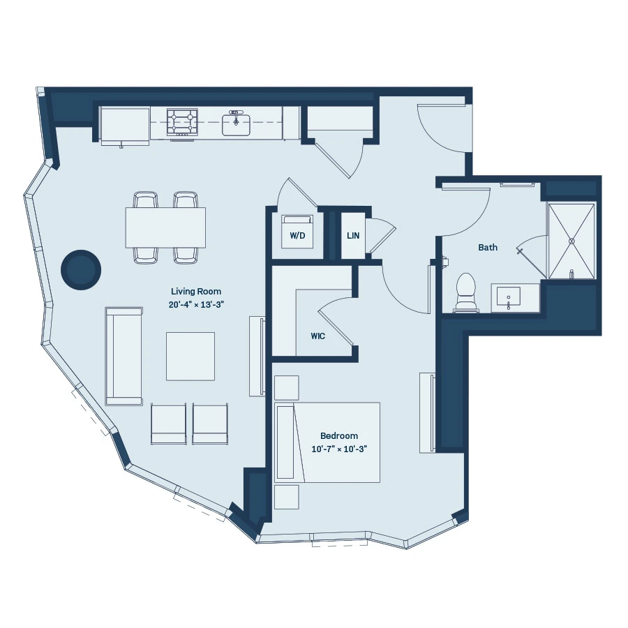 Unit 2105 floor plan