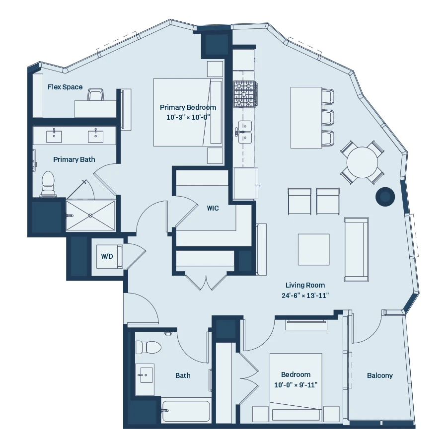 Unit 0812 floor plan