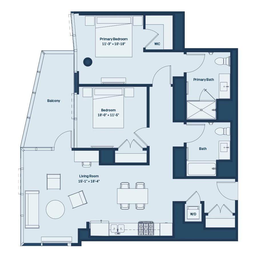 Unit 3402 floor plan
