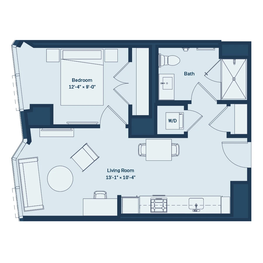Unit 2704 floor plan