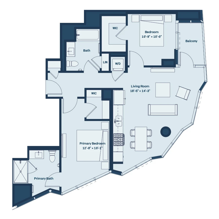 Unit 2906 floor plan