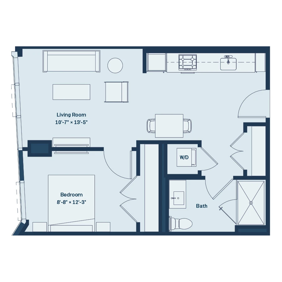 Unit 0403 floor plan