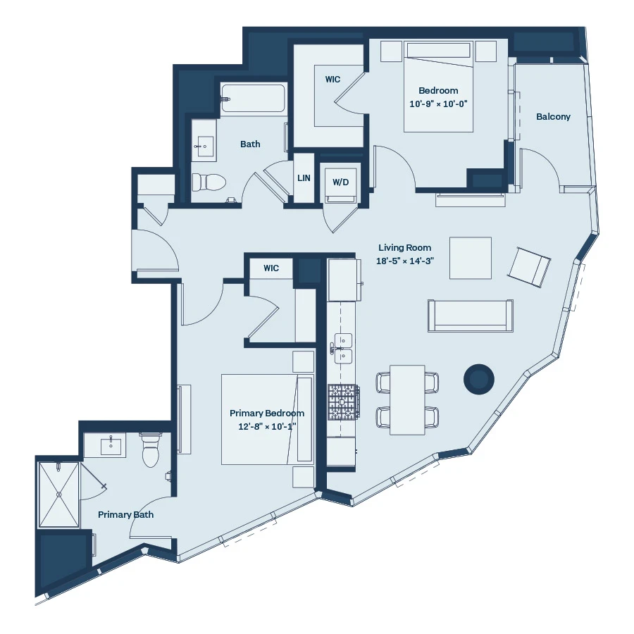 Unit 3406 floor plan