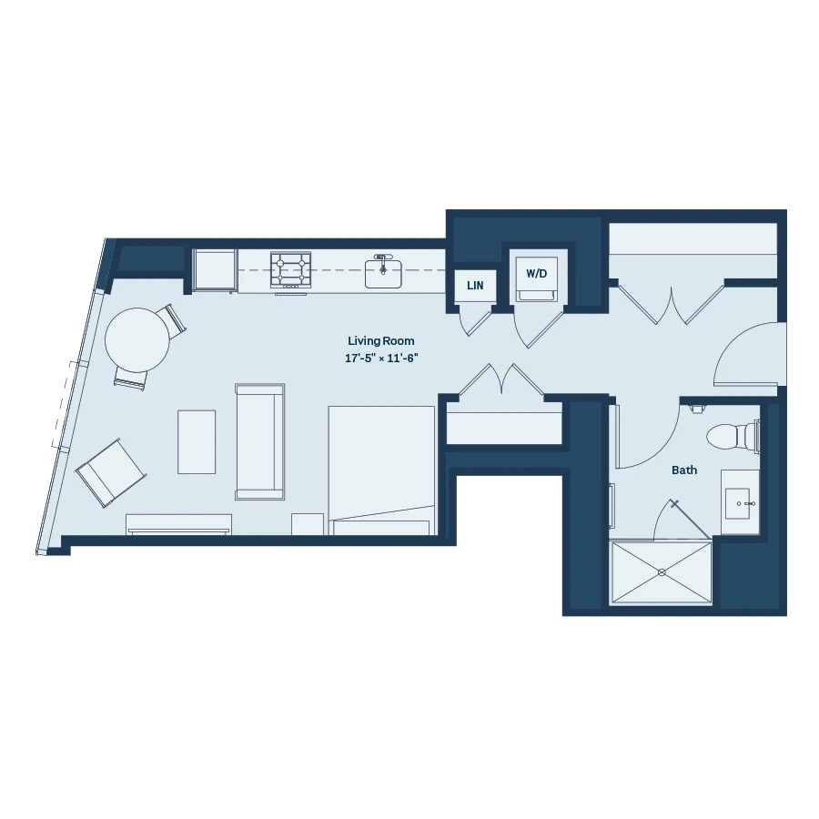 Unit 2001 floor plan