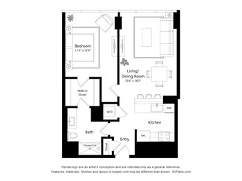 Unit 0914 floor plan