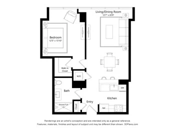 Unit 0811 floor plan