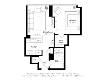 Unit 3215 floor plan