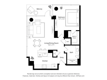 Unit 2316 floor plan