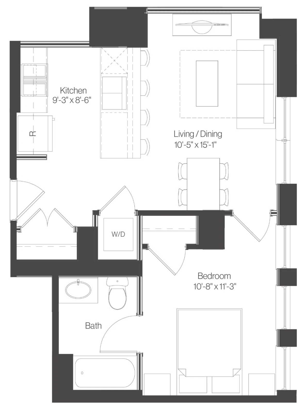 Unit 2706 floor plan