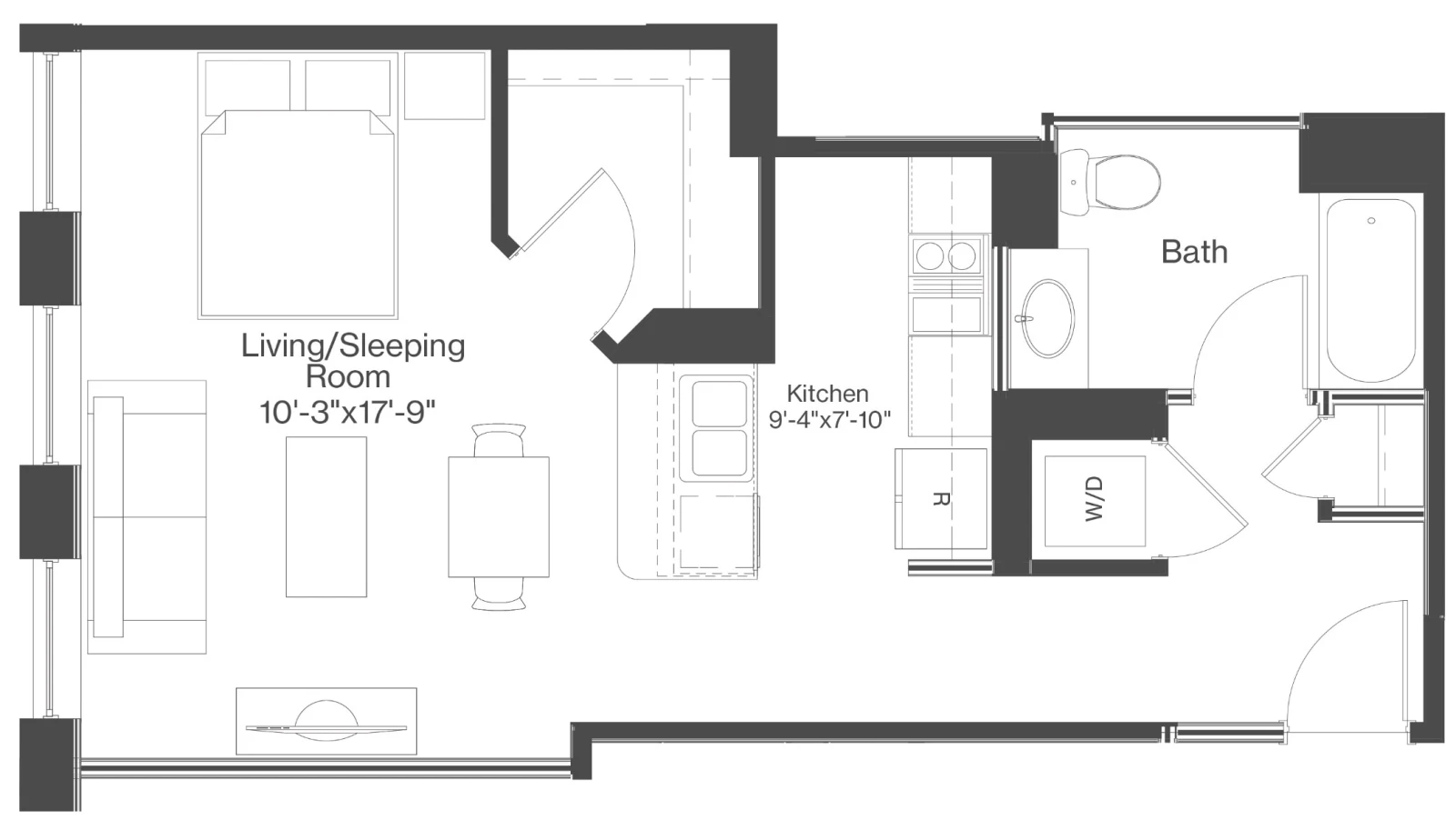 Unit 1108 floor plan