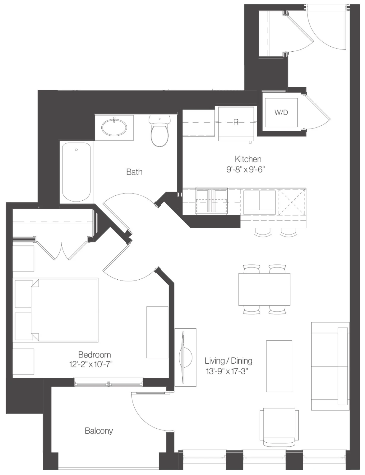 Unit 0311 floor plan