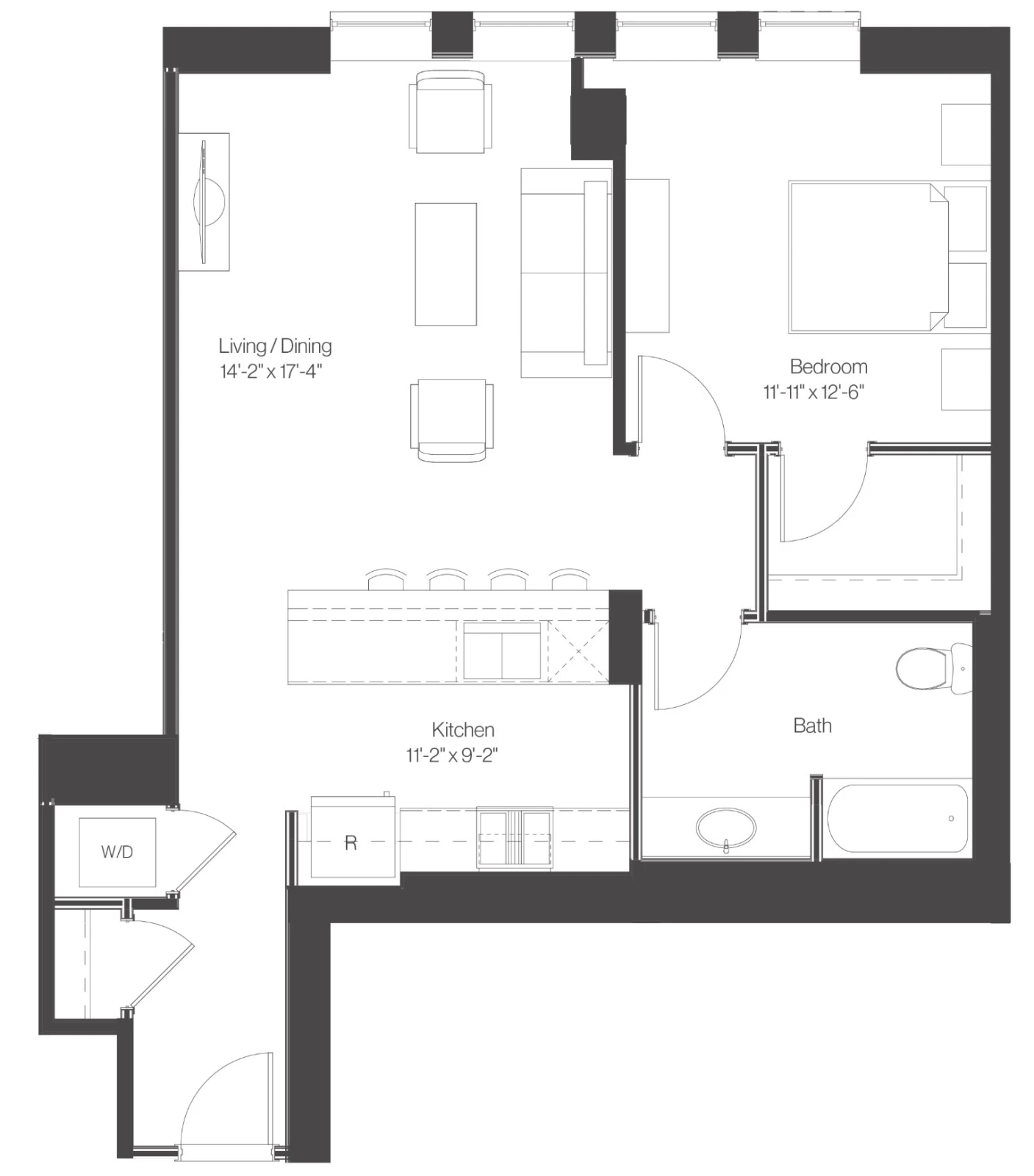 Unit 1003 floor plan