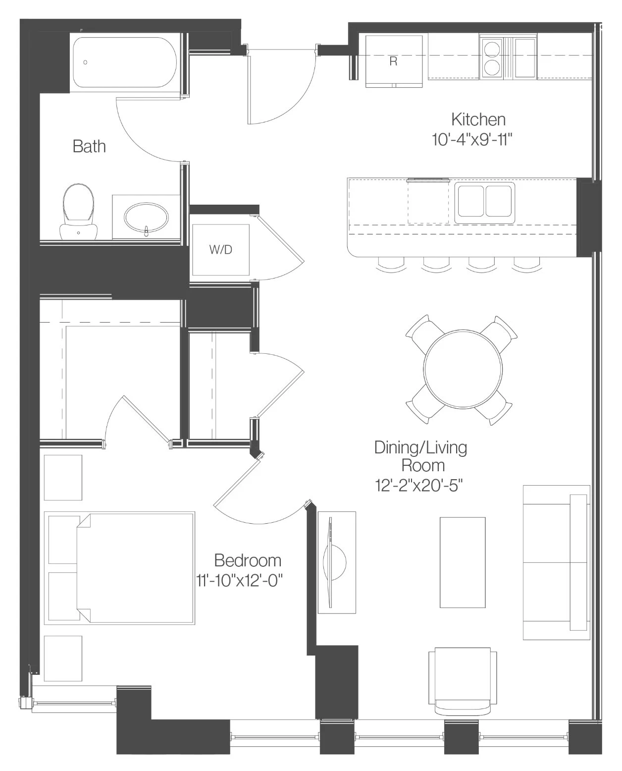 Unit 3206 floor plan