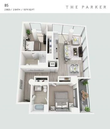 Unit 2505 floor plan