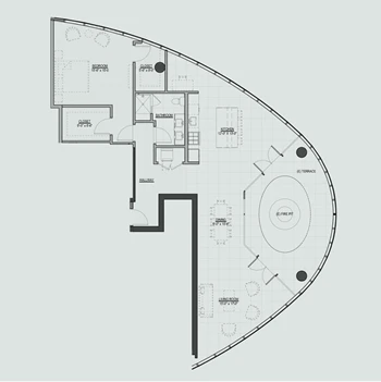 Unit PH1 floor plan