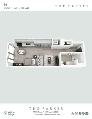 Unit 1104 floor plan