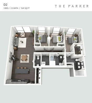 Unit 2702 floor plan