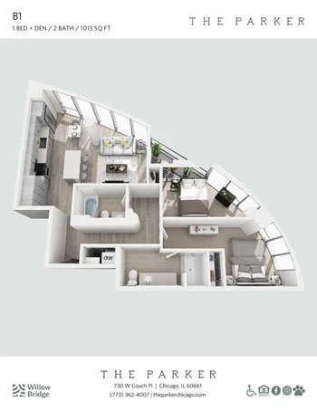 Unit 1210 floor plan