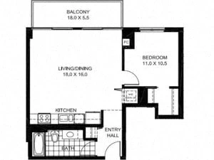 Unit 704 floor plan