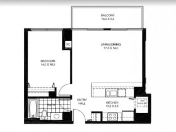 Unit 1013 floor plan