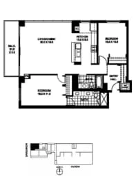 Unit 802 floor plan