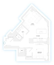 Unit 1508 floor plan