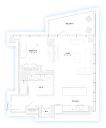 Unit 1602 floor plan