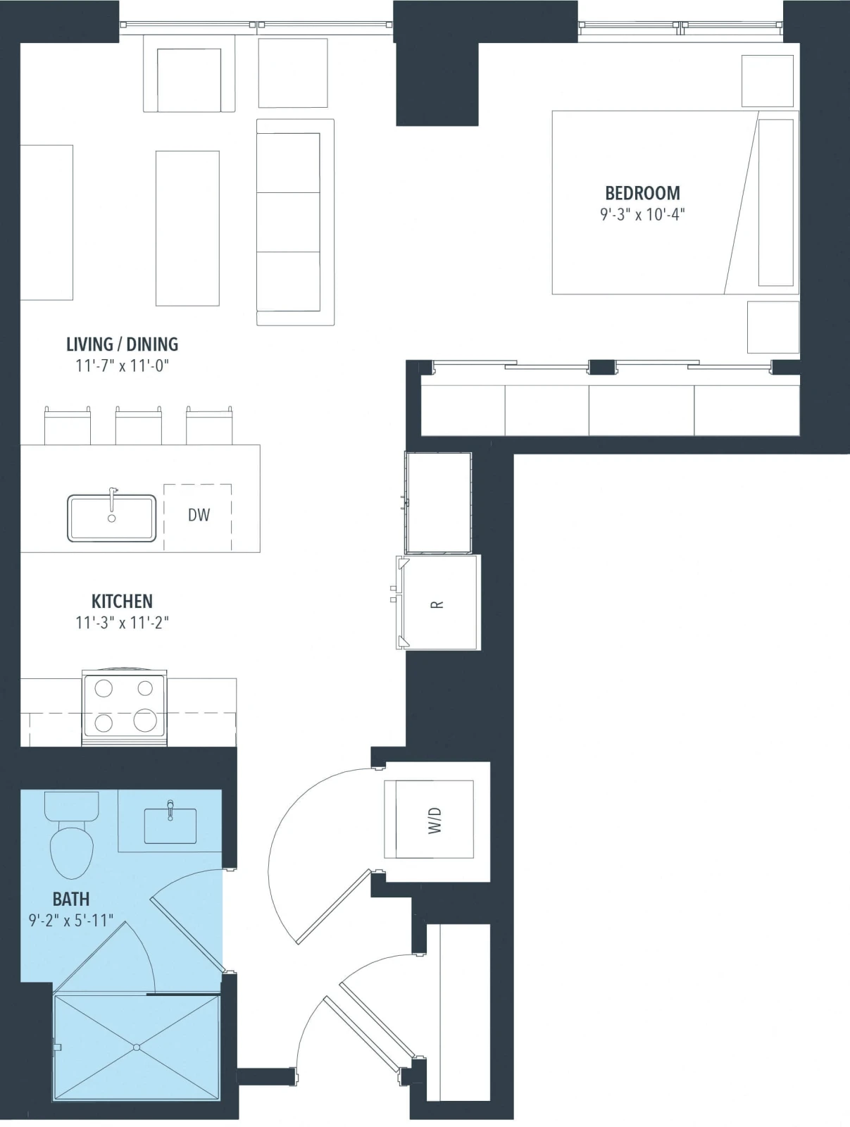 Unit 0819 floor plan