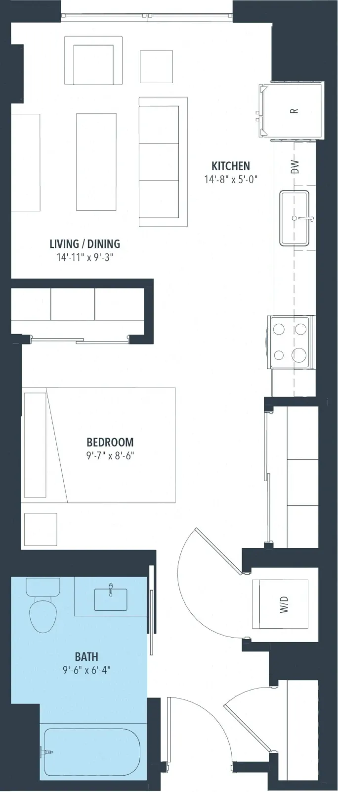 Unit 0203 floor plan