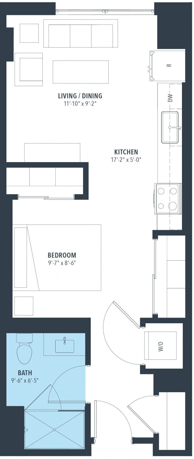 Unit 0604 floor plan
