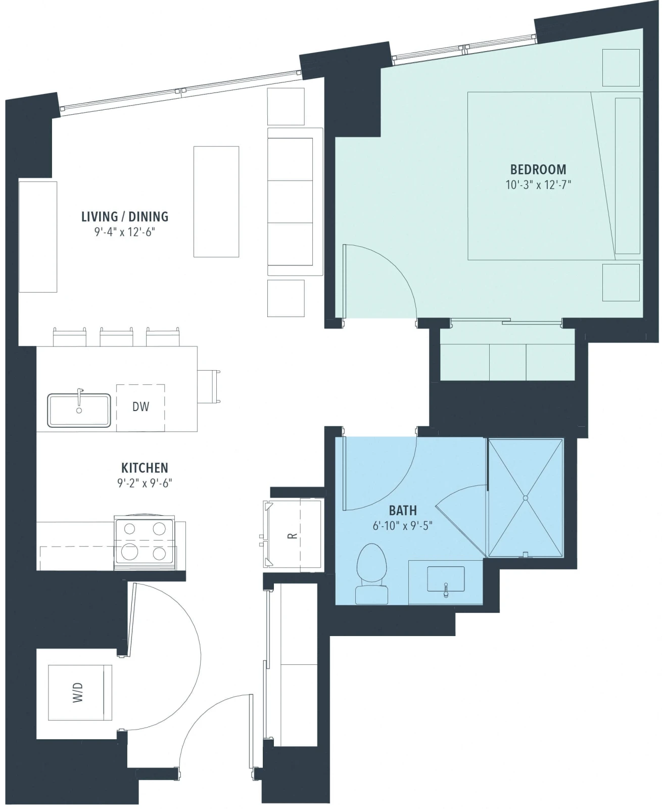 Unit 0311 floor plan