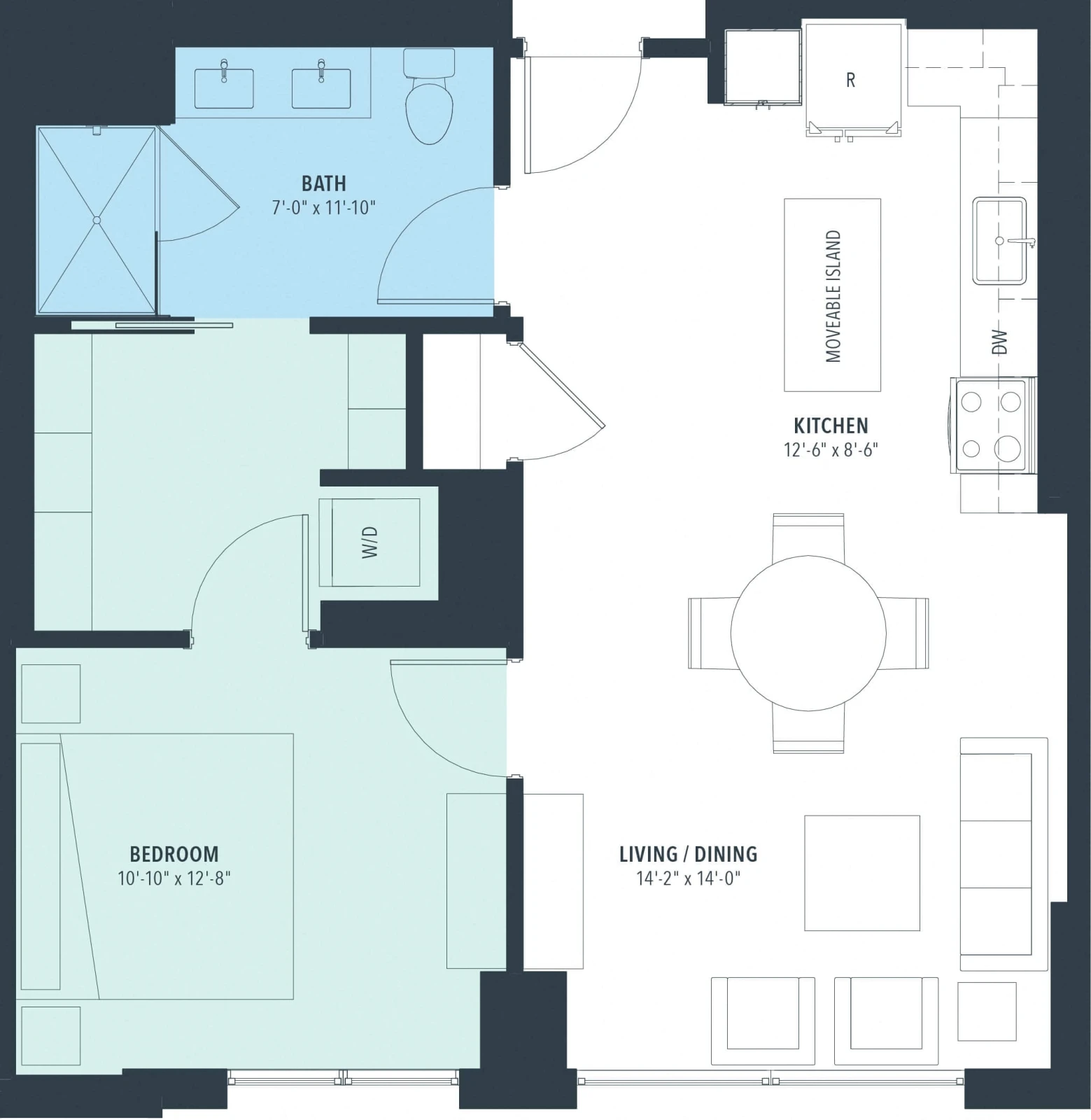 Unit 0415 floor plan