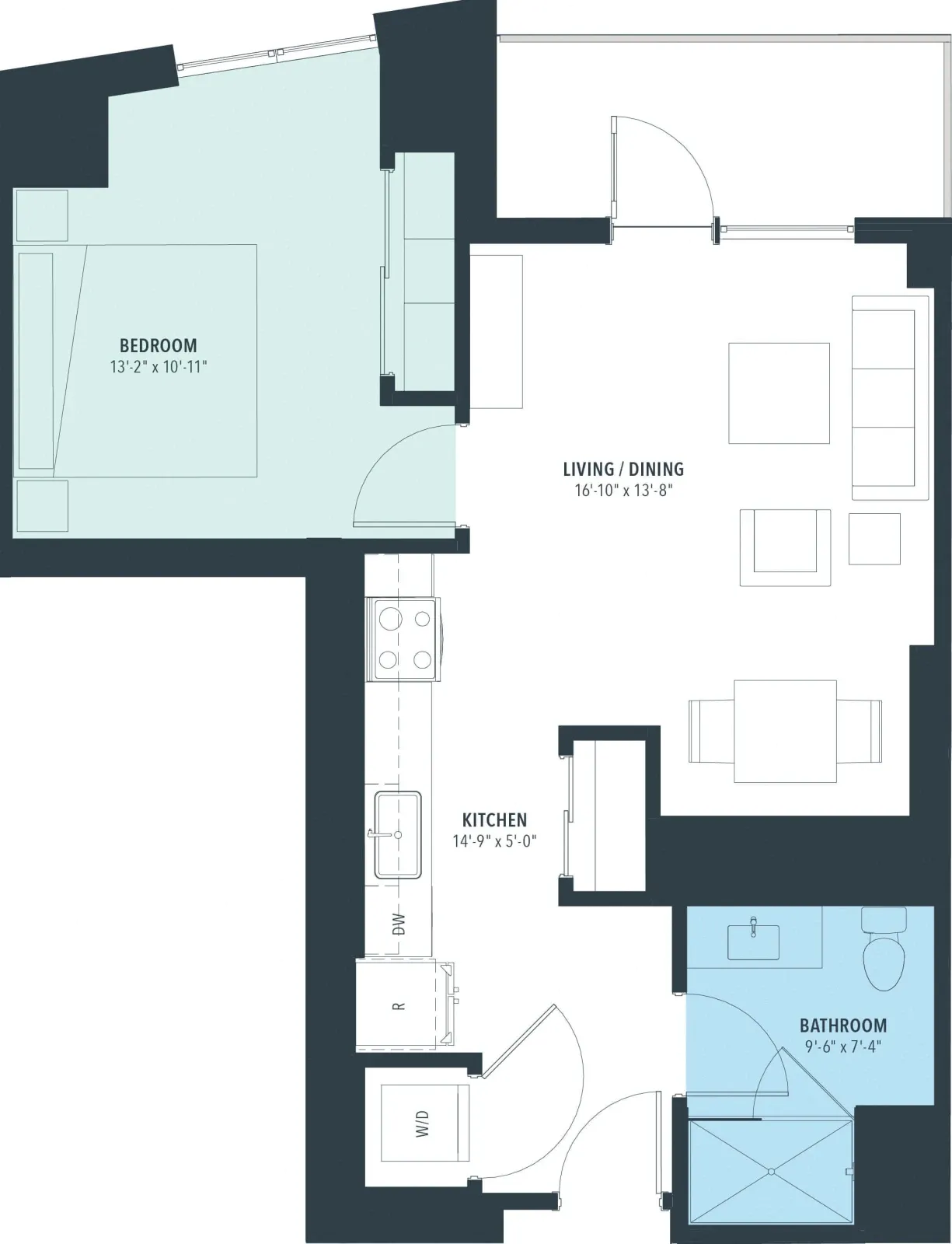 Unit 1107 floor plan
