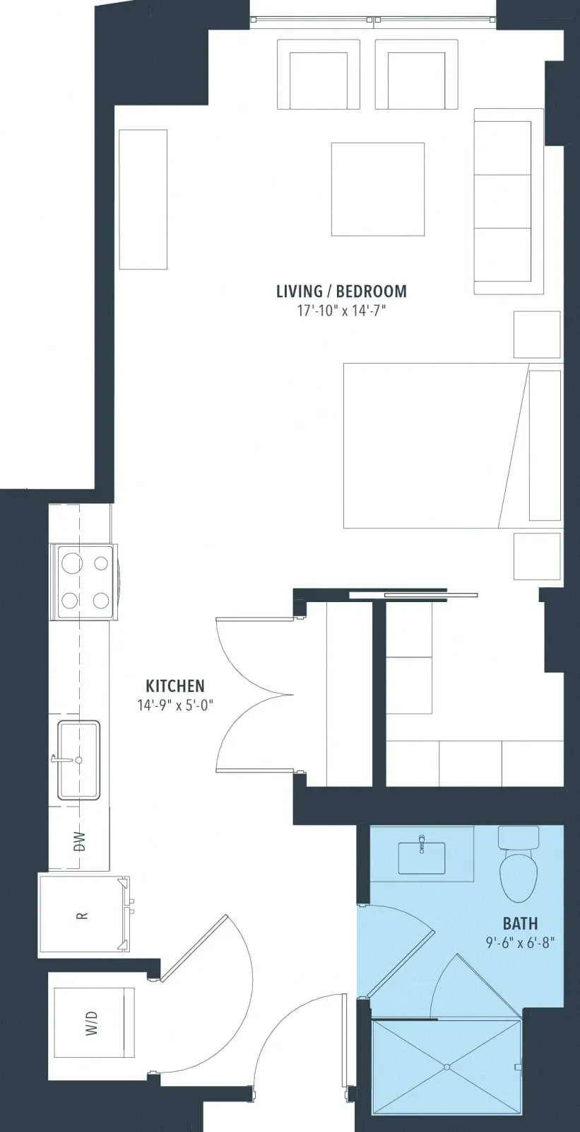 Unit 0707 floor plan