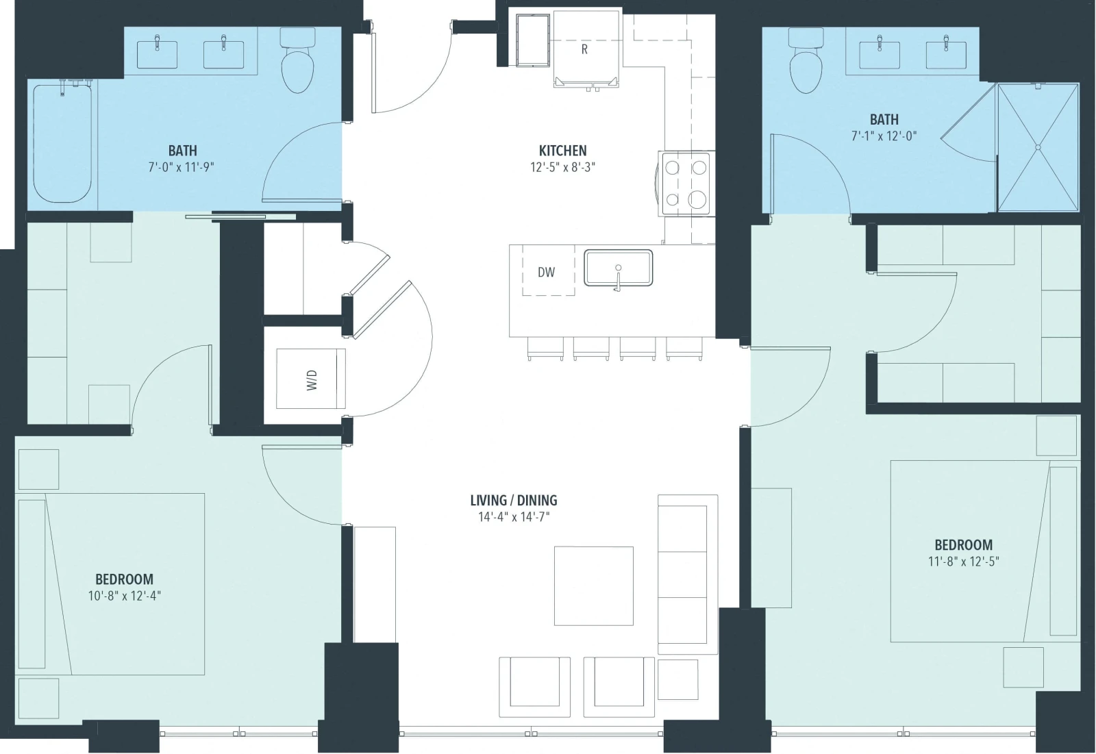 Unit 1115 floor plan