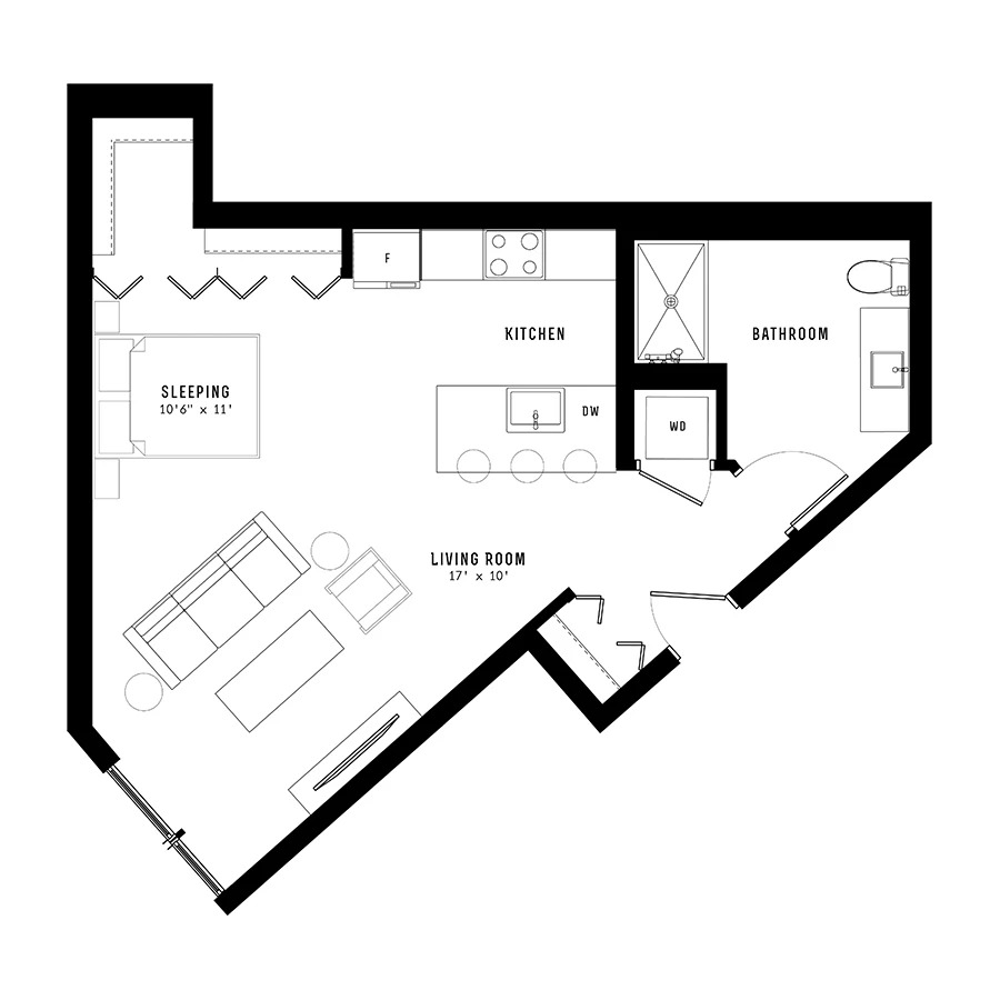 Unit 612 floor plan