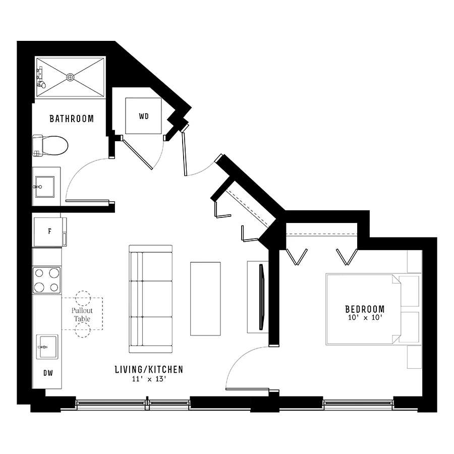 Unit 317 floor plan