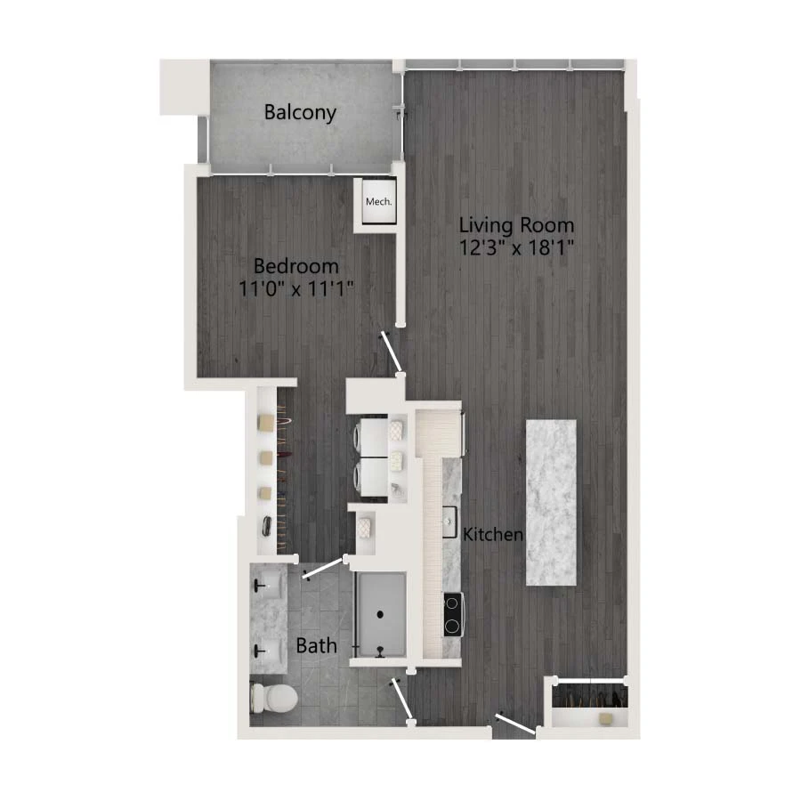 Unit 814 floor plan