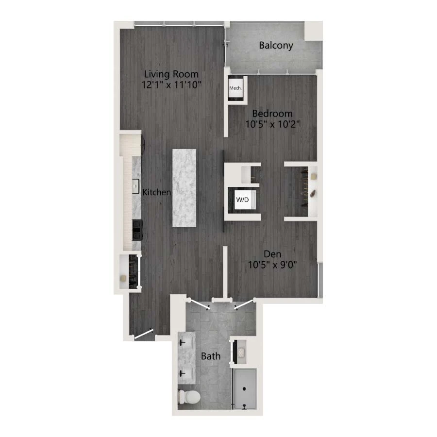 Unit 908 floor plan