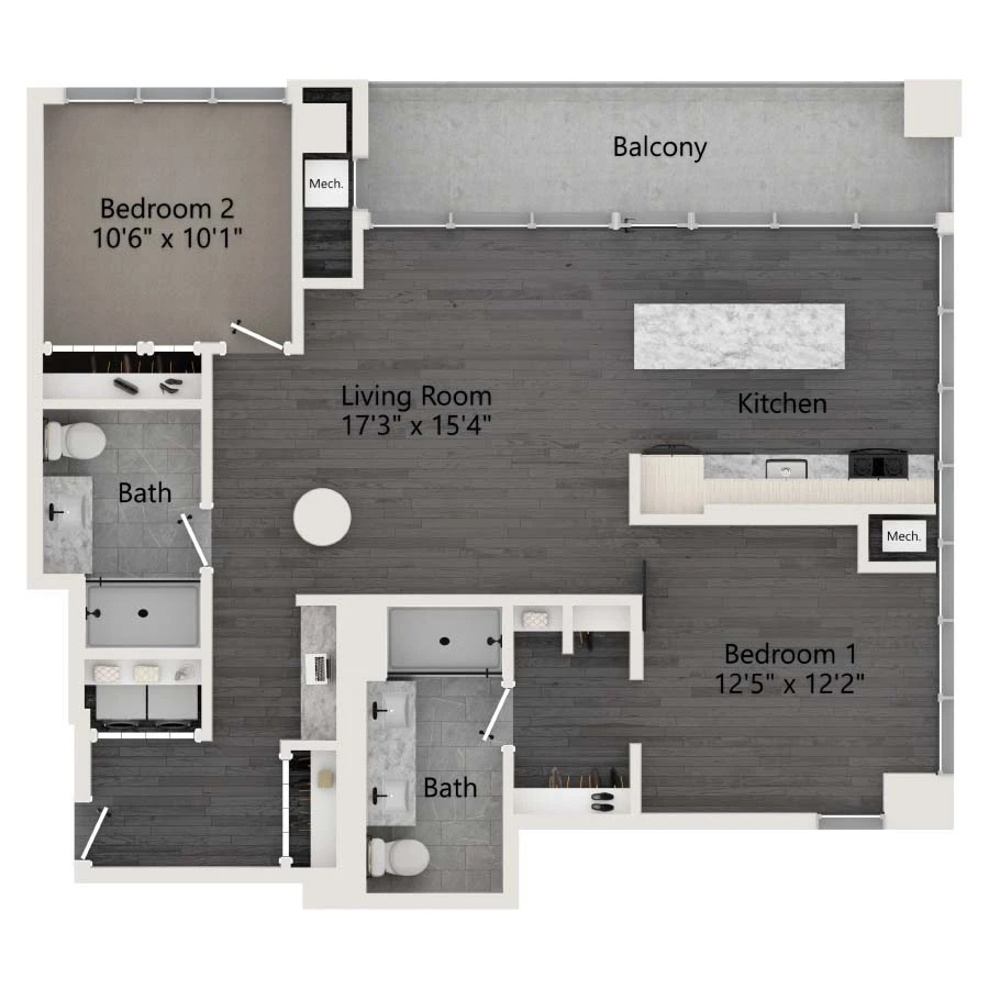 Unit 916 floor plan