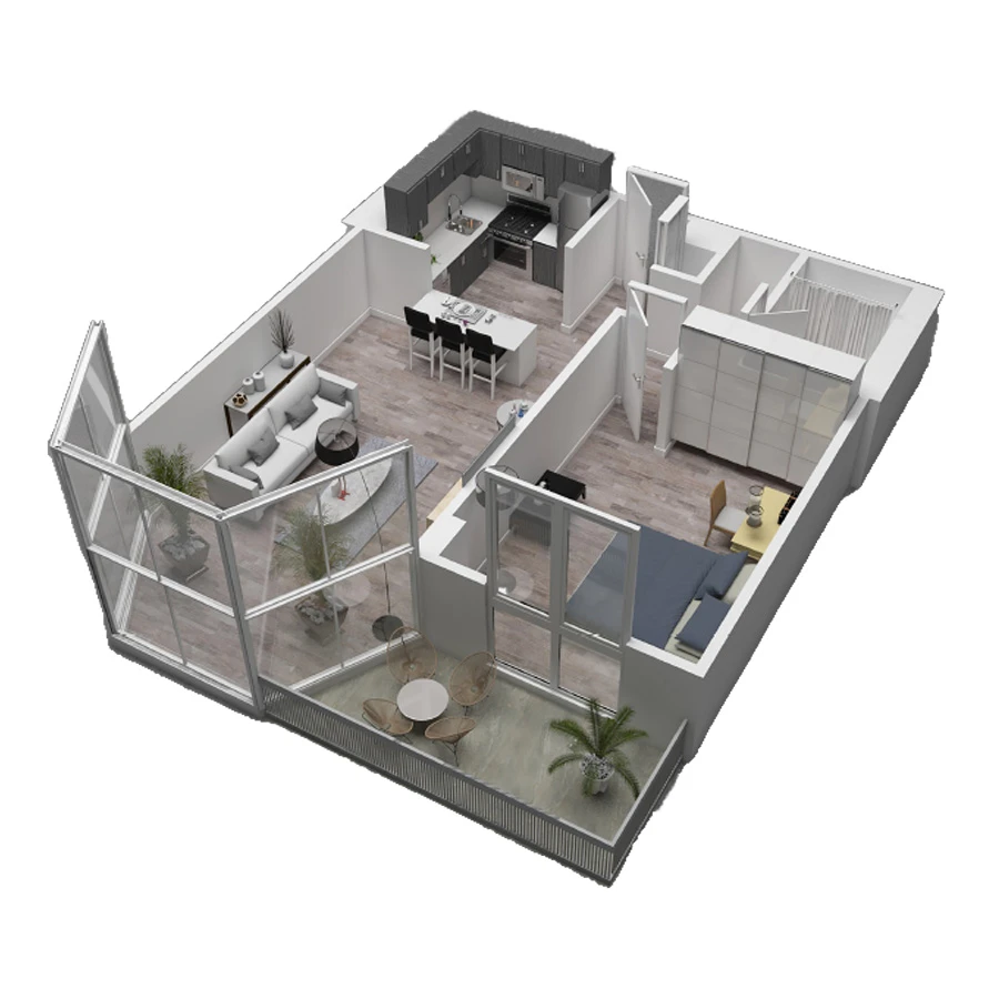 Unit 31C floor plan
