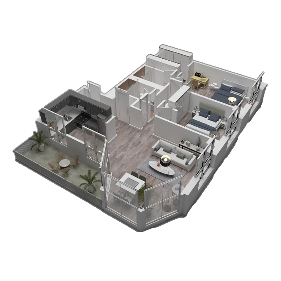 Unit 16B floor plan