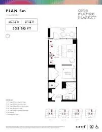 Unit 2105 floor plan