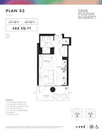 Unit 1813 floor plan
