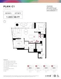 Unit 1708 floor plan
