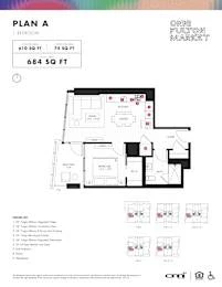 Unit 1610 floor plan